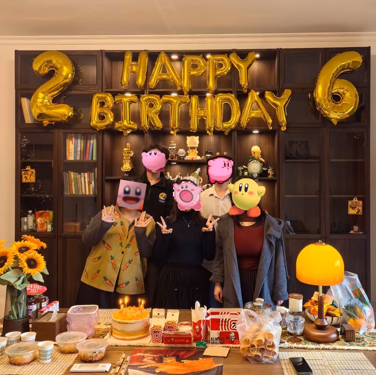 26th! 气球派对什么的真的太累啦！这张居然没拍到气球彩带，sad