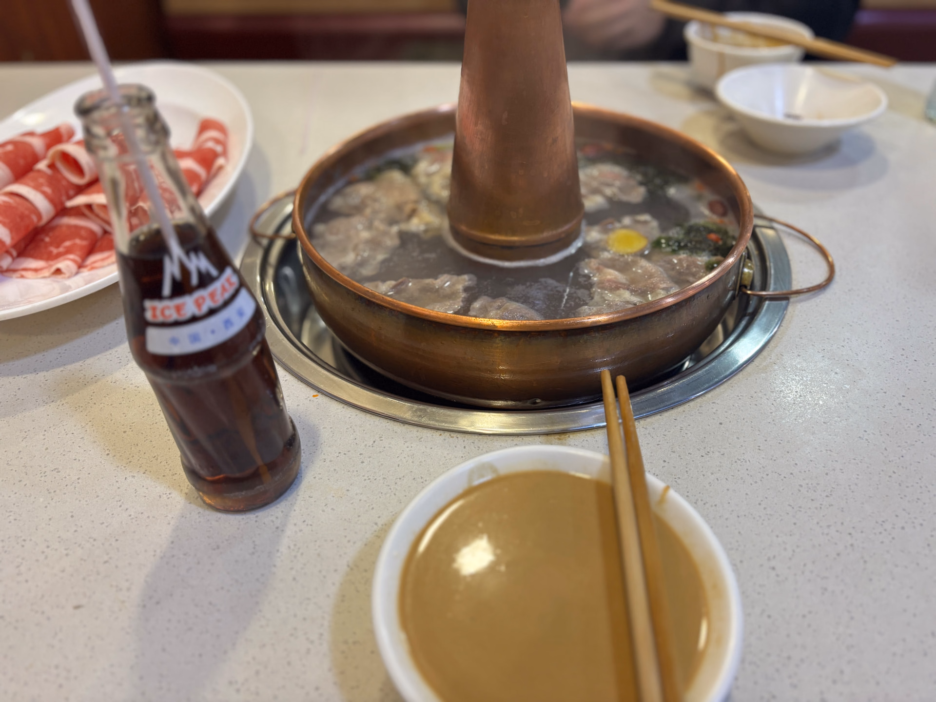 铜锅涮肉